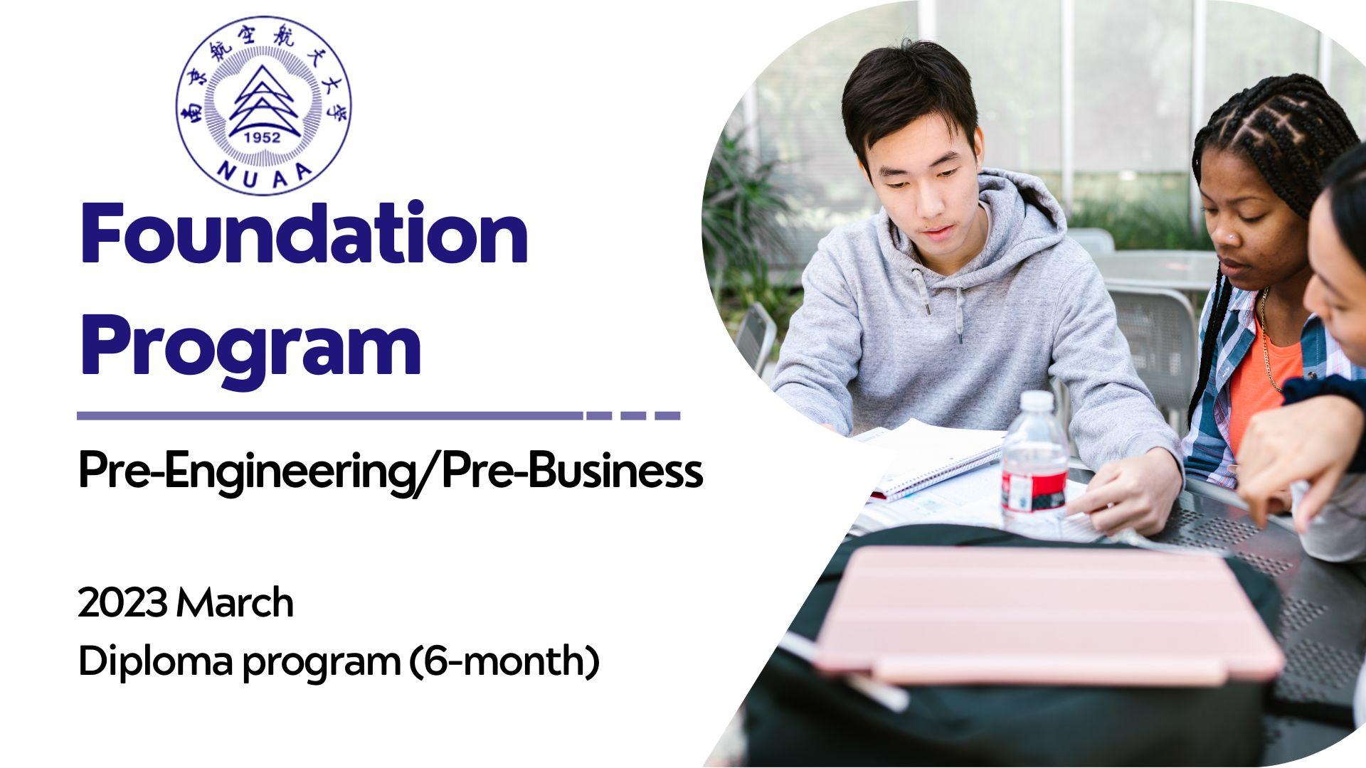 Pre-Engineering/Pre-Business : Foundation Program